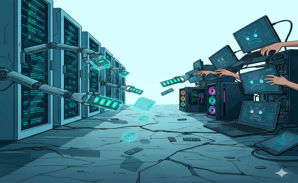 Escasez de SSD y memorias RAM en el mercado tecnológico en 2026