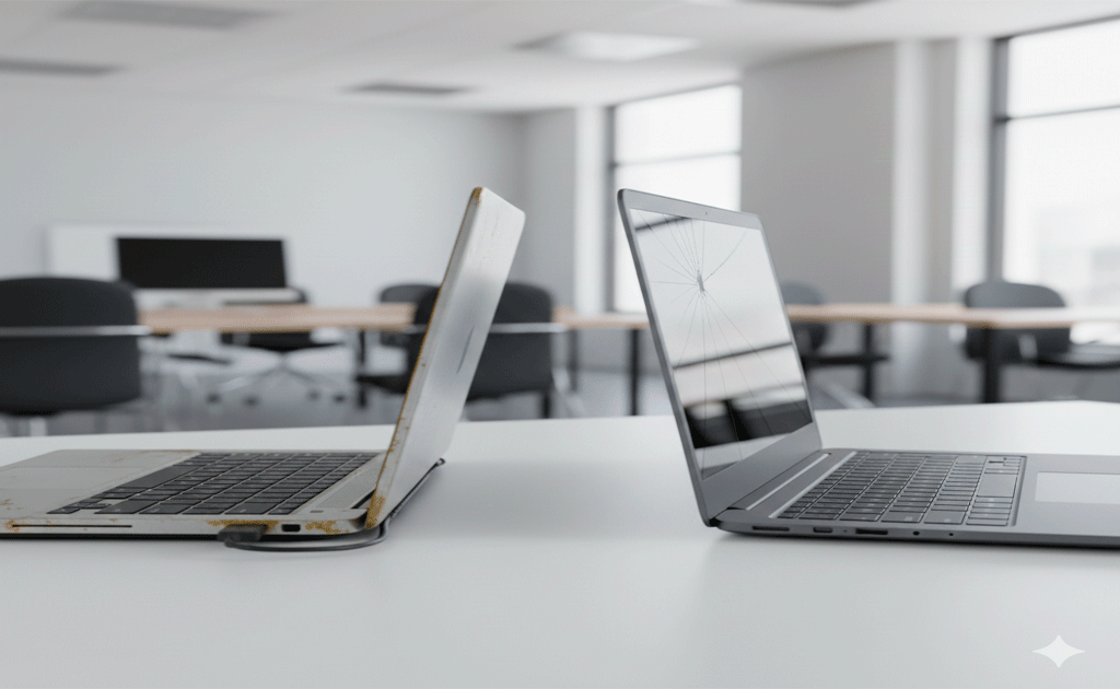 Consecuencias de comprar laptops baratas y de baja durabilidad