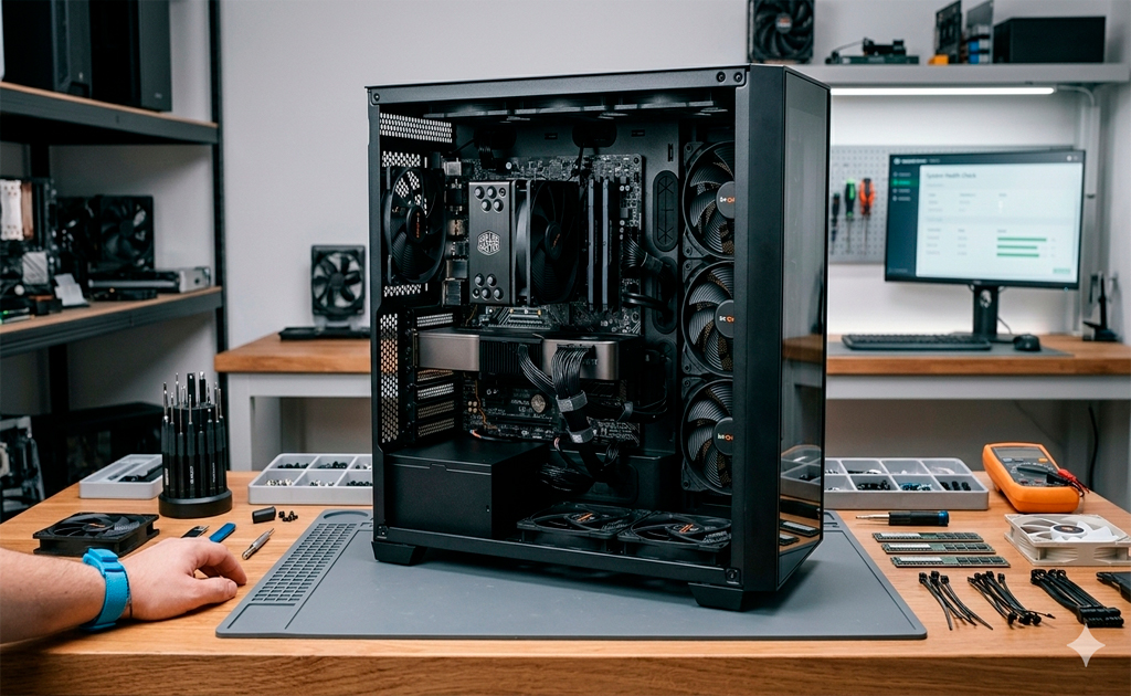 mantenimiento interno de computadora de escritorio